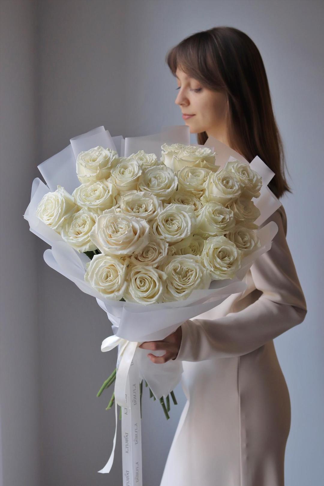 Букет роз «Плайя Бланка»