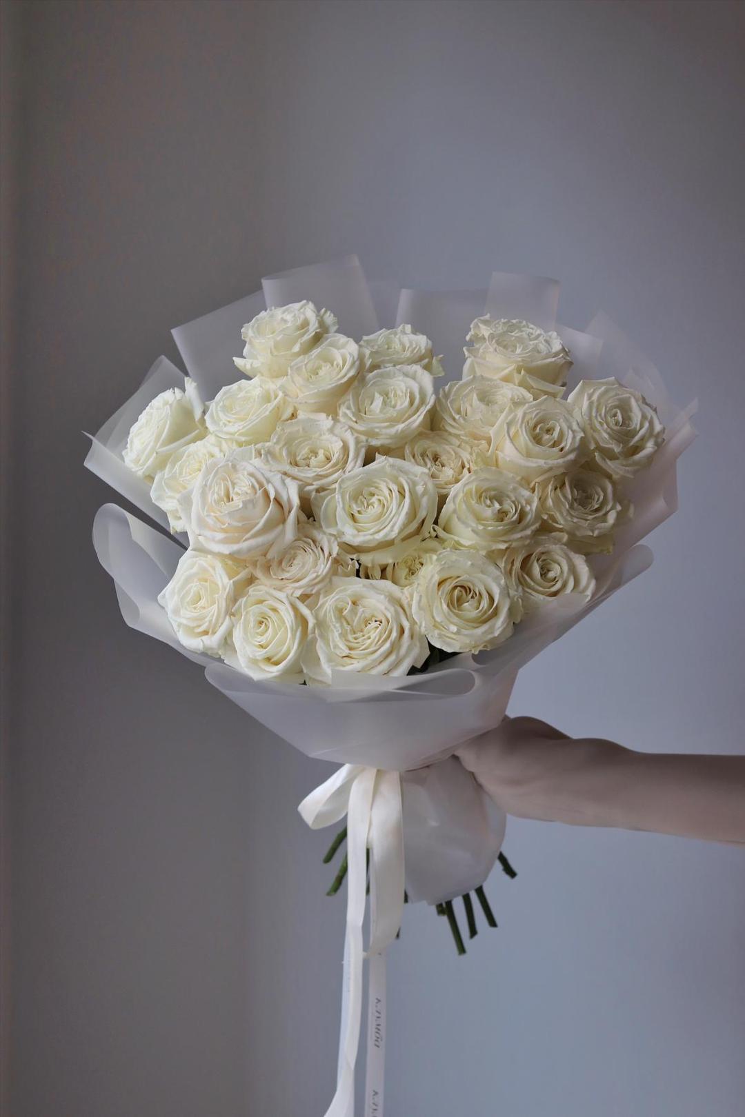 Букет роз «Плайя Бланка»