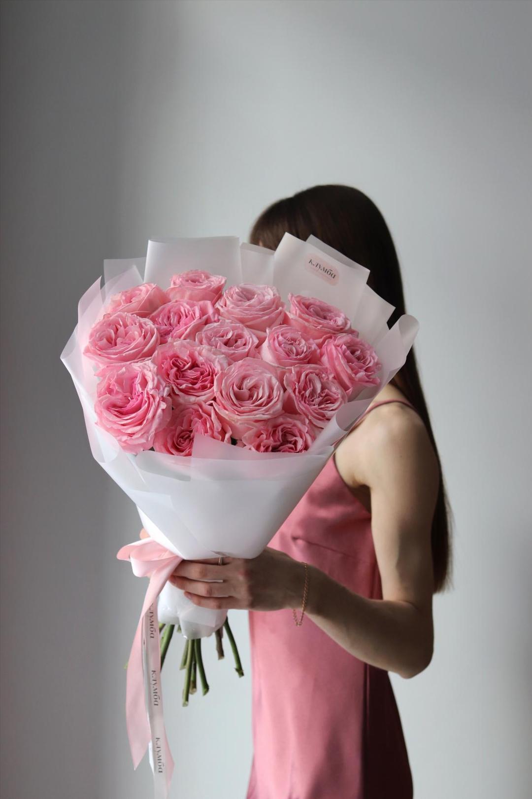 Букет роз «Пинк Охара»