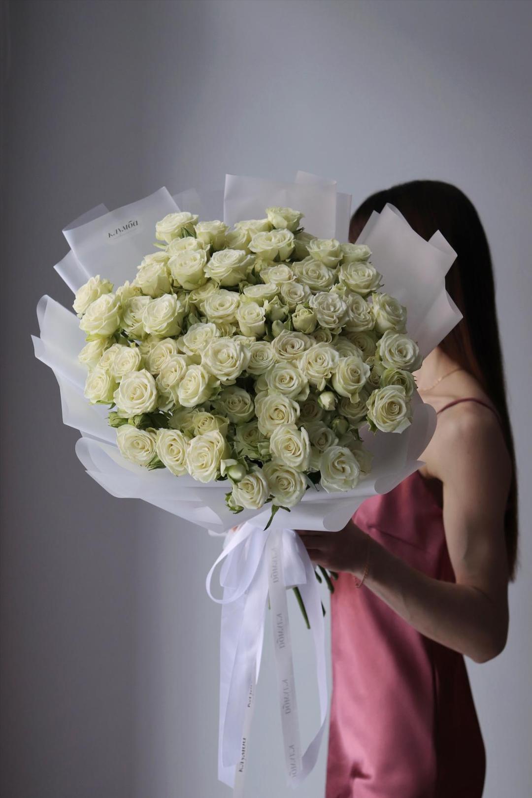 Букет роз «Сноу Флейк»