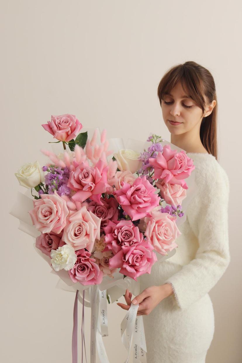 Сборный букет «Серенада любви»