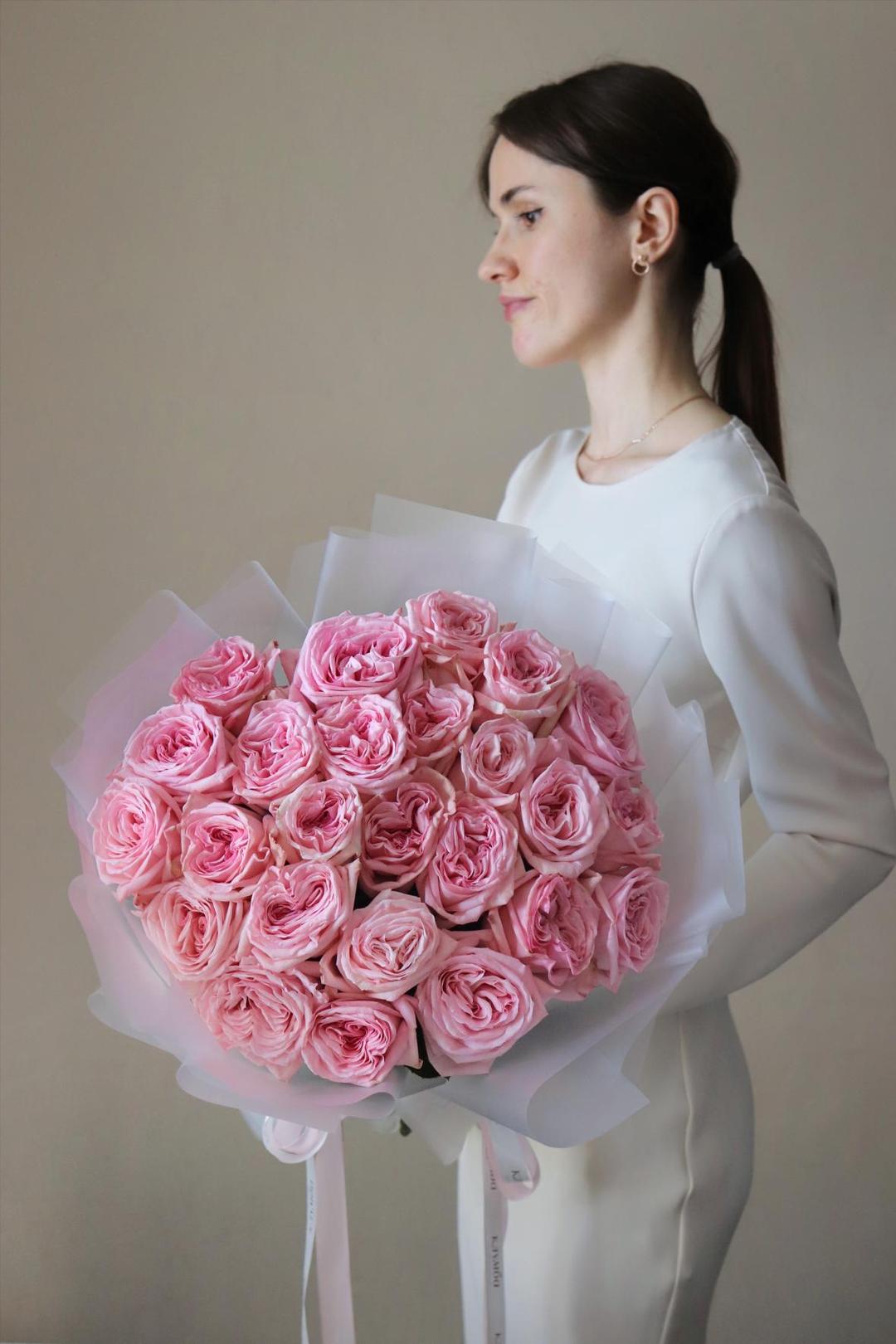 Букет роз «Пинк Охара»