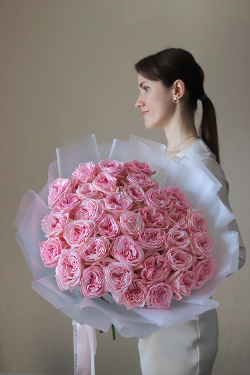 Букет роз «Пинк Охара»