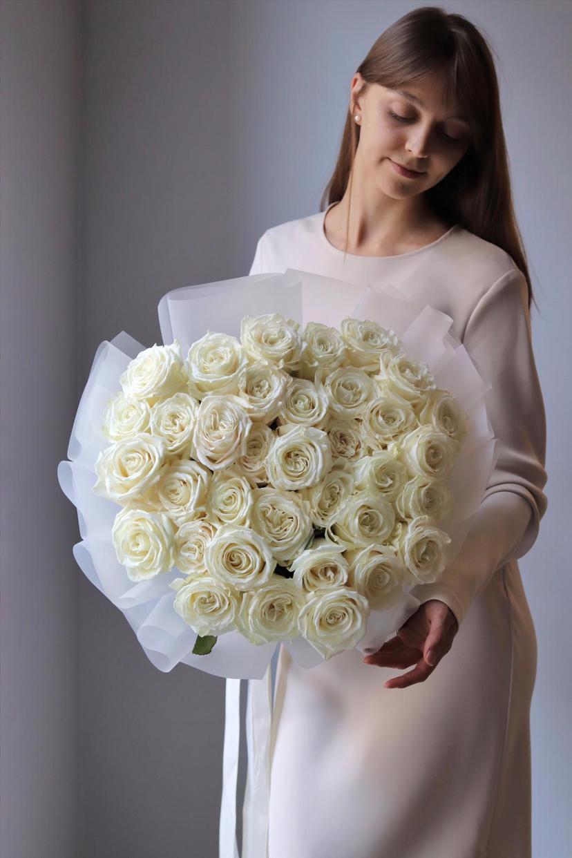 Букет роз «Плайя Бланка»