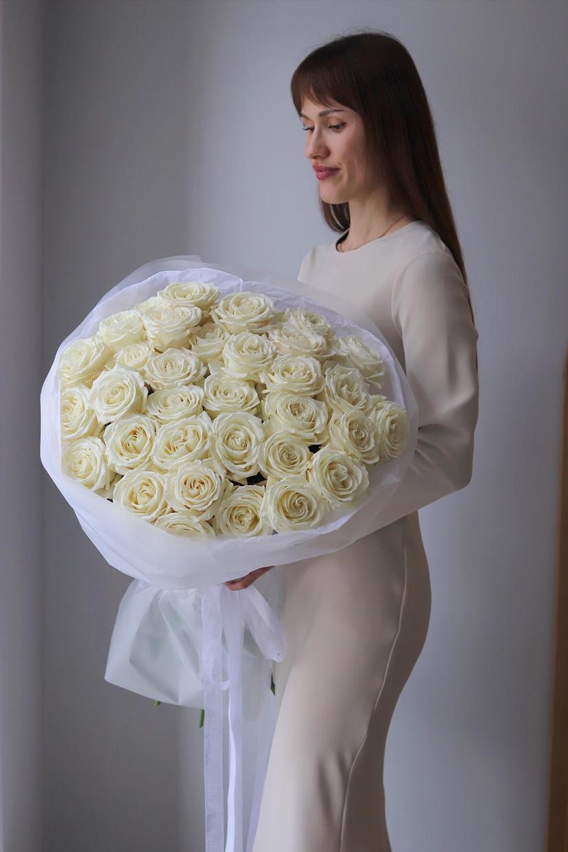 Букет роз «Плайя Бланка»