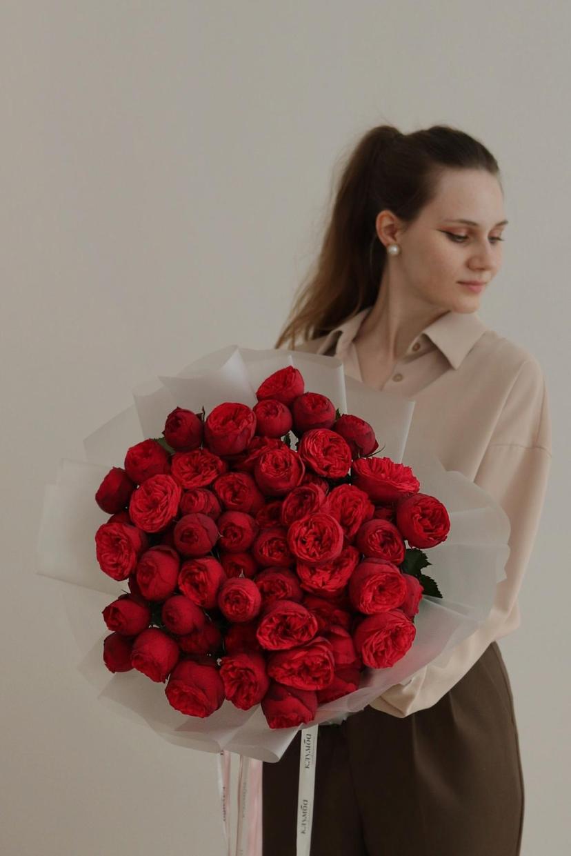 Букет роз «Ред Риано»